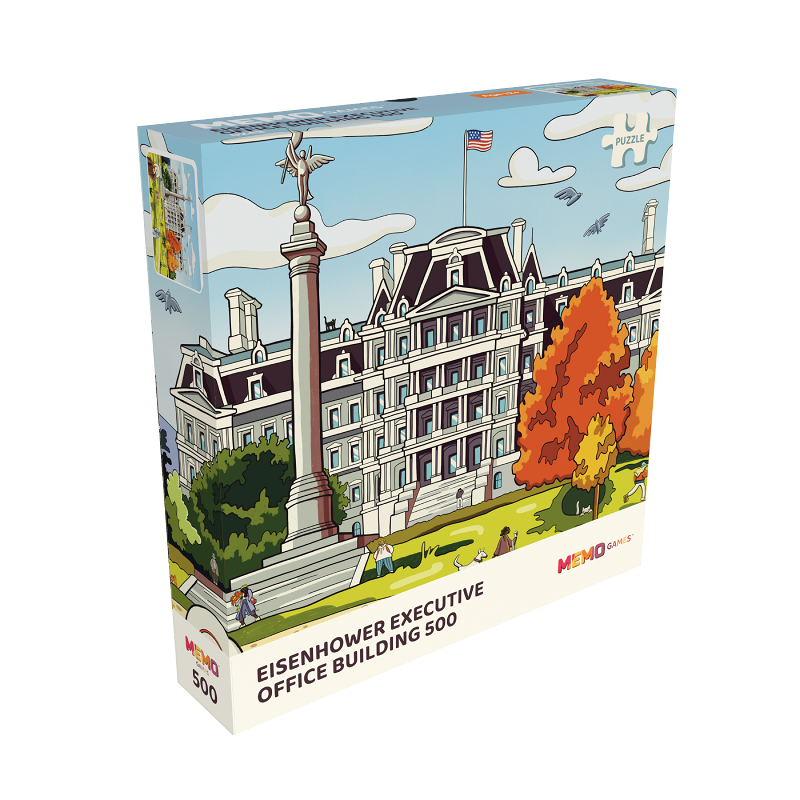 Eisenhower Executive Office building 500 jigsaw puzzle pieces